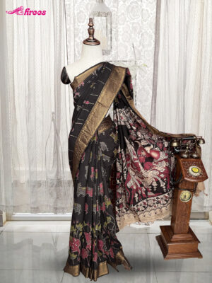 Black Chennur Silk Cotton Saree