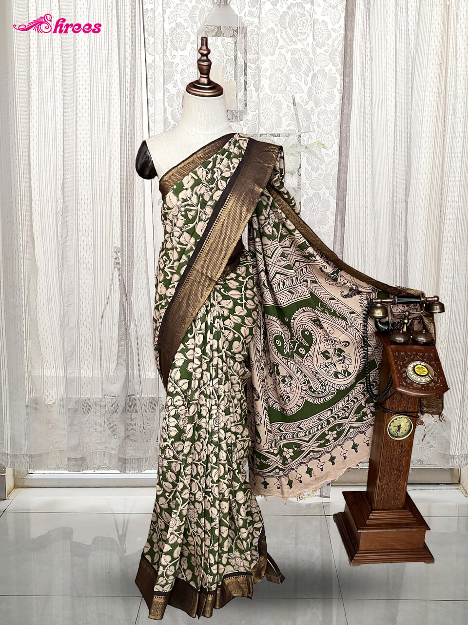 Green Chennur Silk Cotton Saree