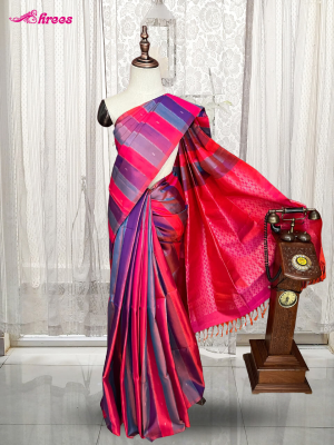 Pink Pure Kanchipuram Silk Saree