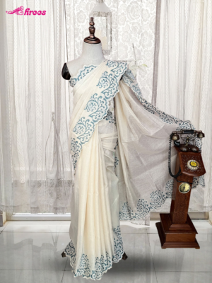 Off White Kota Cotton Saree