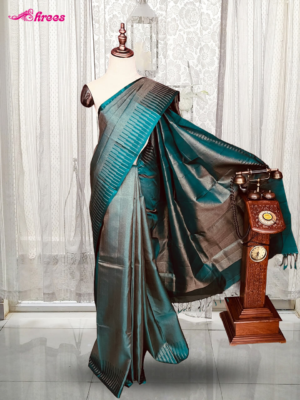 Emerald Green Pure Kanchipuram Silk Saree